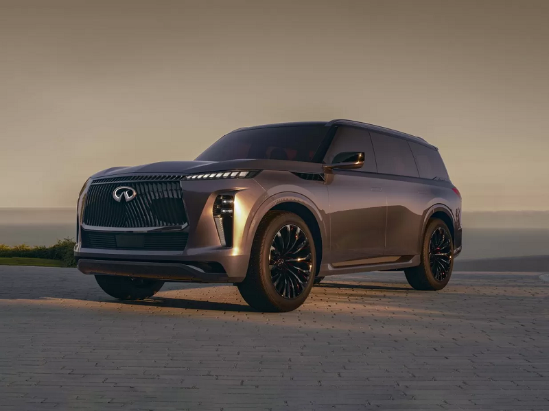 انفينيتي تكشف عن QX80 الإختبارية فى اسبوع مونتيري للسيارات تمهيدا للجيل القادم من السيارة